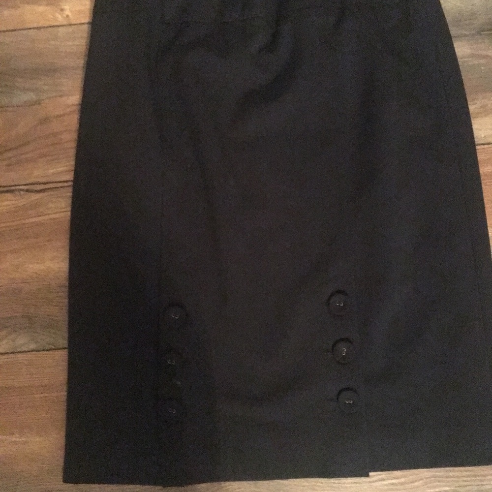 Black pencil skirt